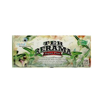 Global Herbs, Teh Rerama Super Plus, 15 sachets X 2 g
